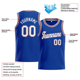 Custom Stitched Basketball Jersey for Men, Women And Kids Royal-White-Orange