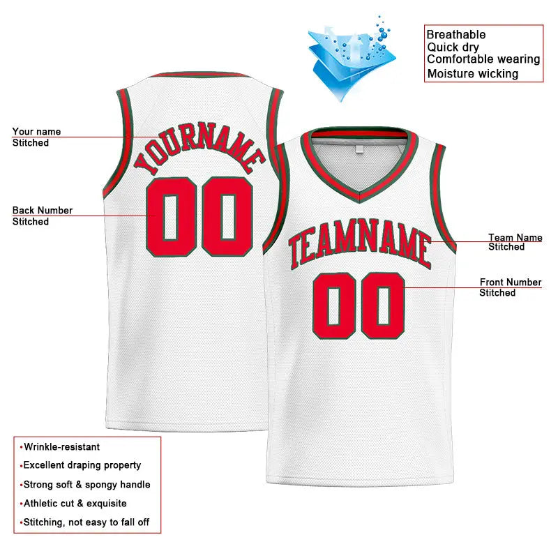 Custom Basketball Jersey for Men &Women & Kid, Athletic Uniform Personalized Stitched Team Name Number Logo enthsush