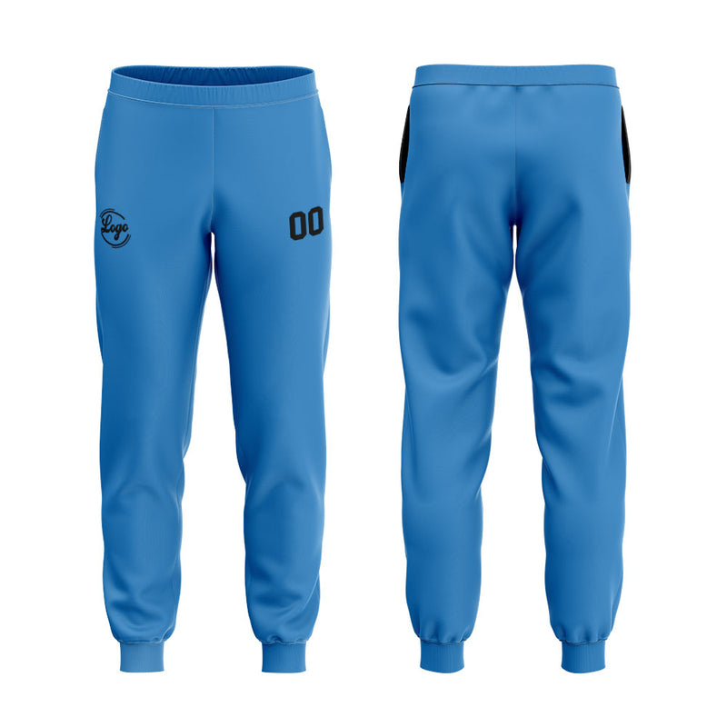 Custom Light Blue Sweatshirt Hoodie For Men Women Girl Boy Print Your Logo Name Number