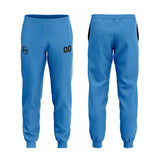 Custom Light Blue Sweatshirt Hoodie For Men Women Girl Boy Print Your Logo Name Number