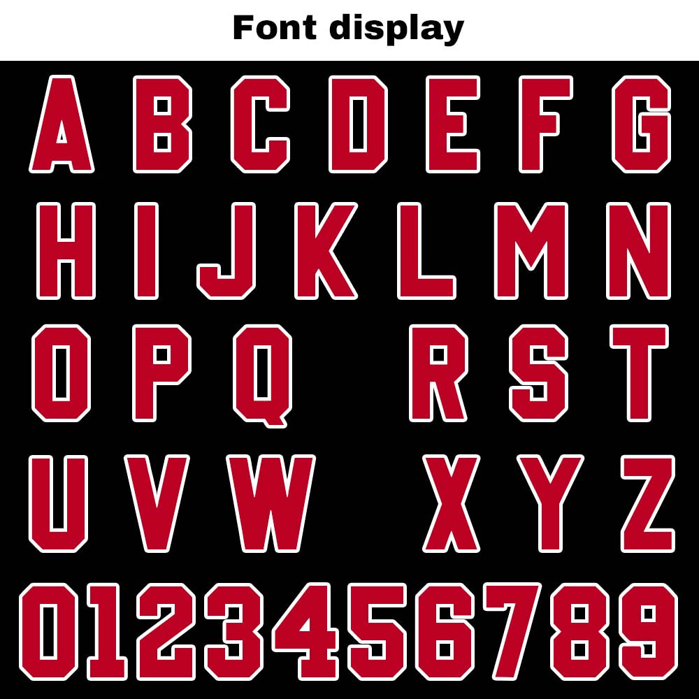 Custom basketball jersey for men and women. Stitched and printed name, number and logo Black&Red enthsush