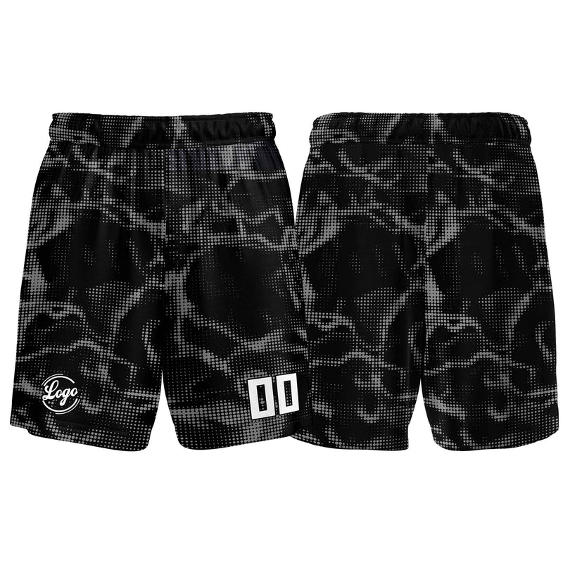 Custom Black Grey Basketball Jersey Uniform Suit Printed Your Logo Name Number