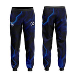 Custom Black Blue Sweatshirt Hoodie For Men Women Girl Boy Print Your Logo Name Number