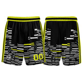 Custom Black Lime Green Basketball Jersey Uniform Suit Printed Your Logo Name Number