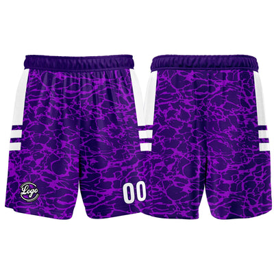 Custom Purple Basketball Jersey Uniform Suit Printed Your Logo Name Number enthsush