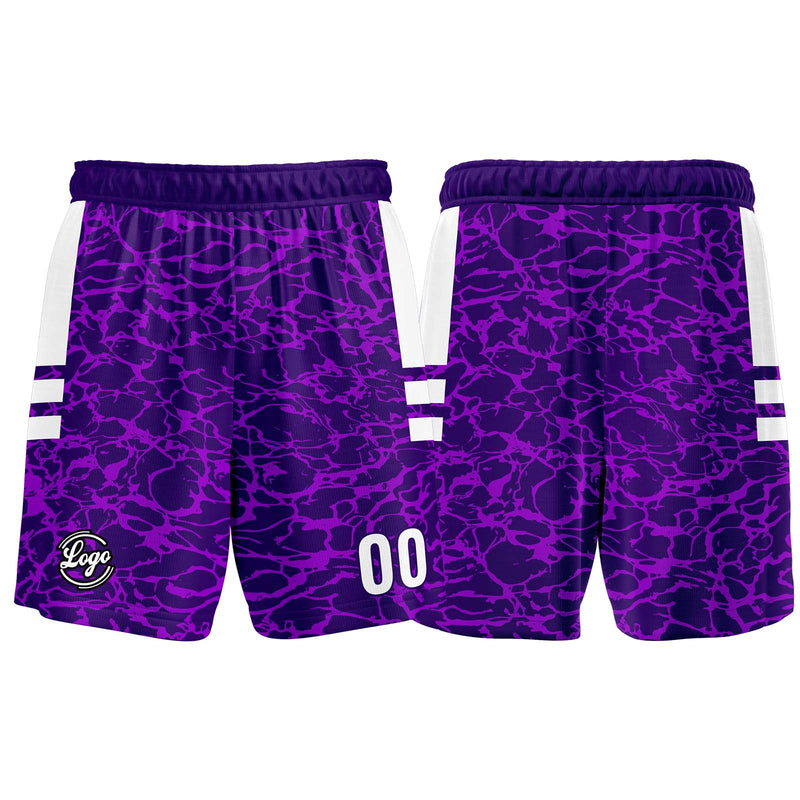 Custom Purple Basketball Jersey Uniform Suit Printed Your Logo Name Number