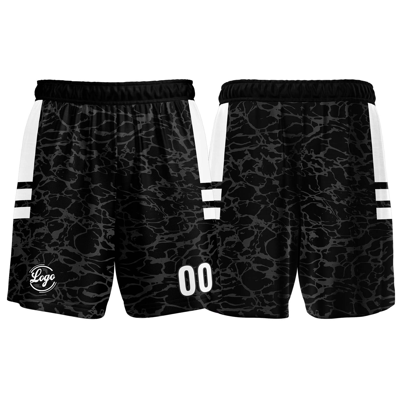 Custom Black Basketball Jersey Uniform Suit Printed Your Logo Name Number enthsush
