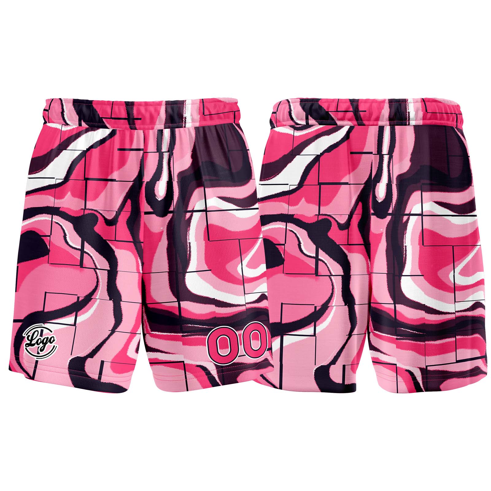 Custom Pink Basketball Jersey Uniform Suit Printed Your Logo Name Number enthsush