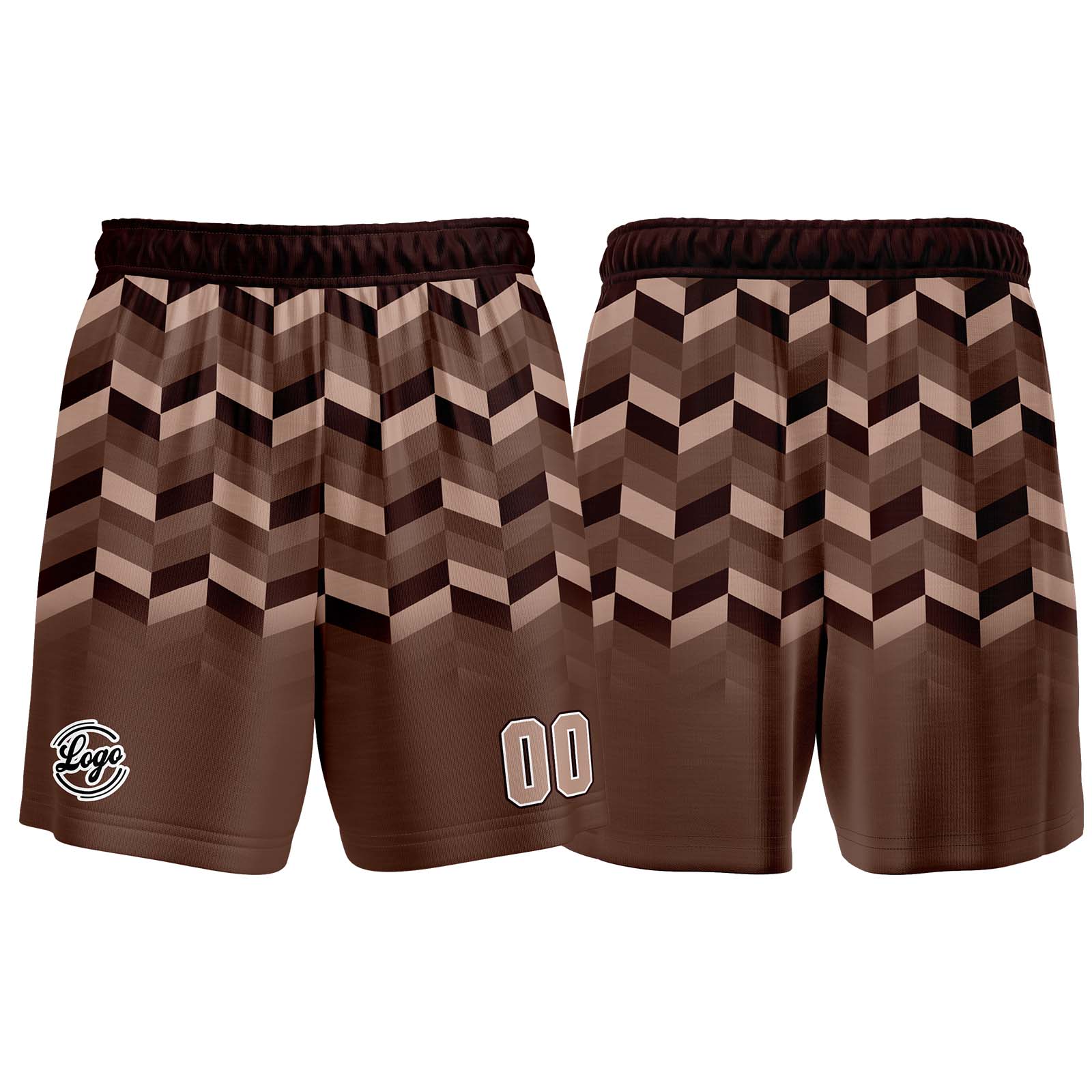 Custom Brown Basketball Jersey Uniform Suit Printed Your Logo Name Number enthsush