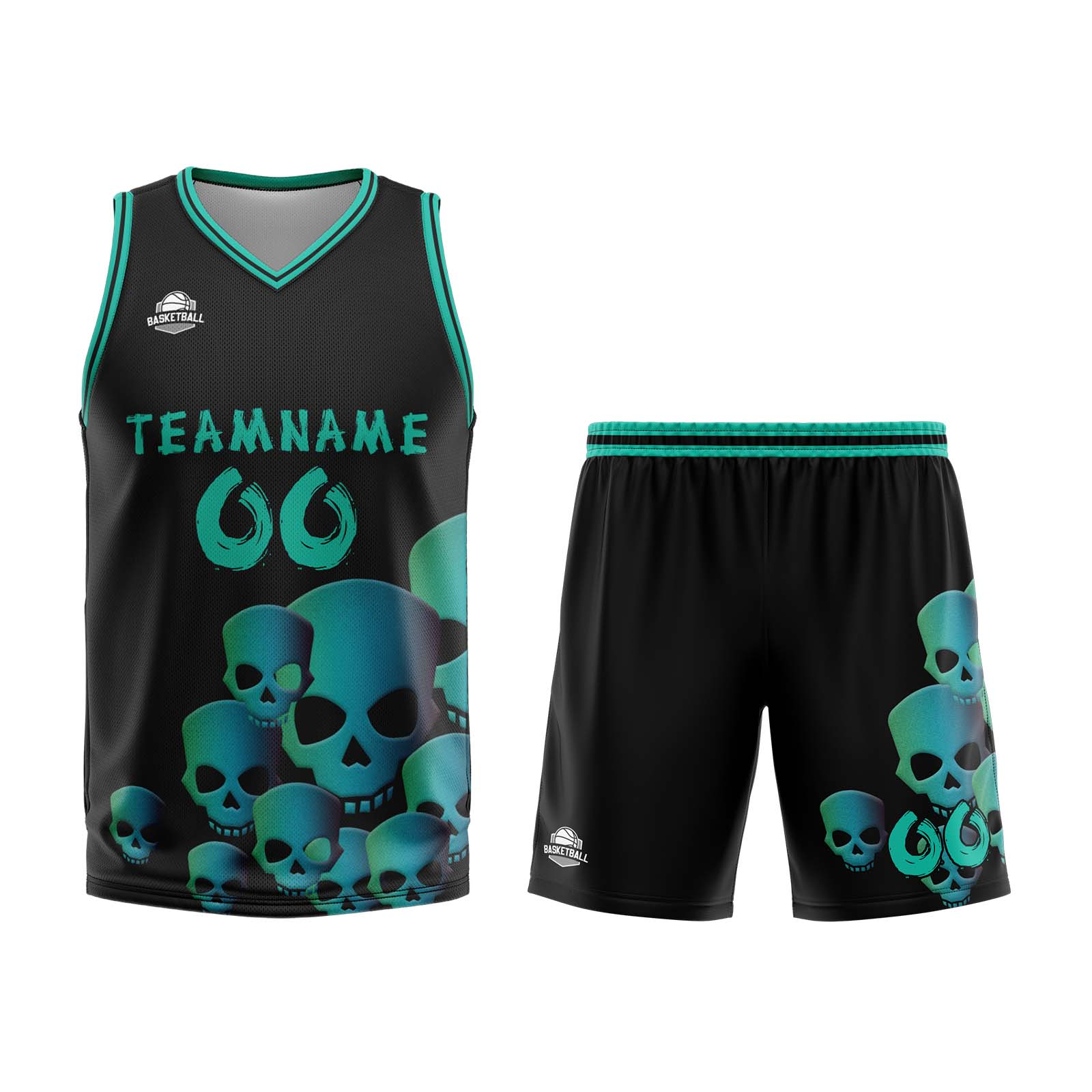 Custom Fluid Green Basketball Jersey Uniform Suit Printed Your Logo Name Number enthsush