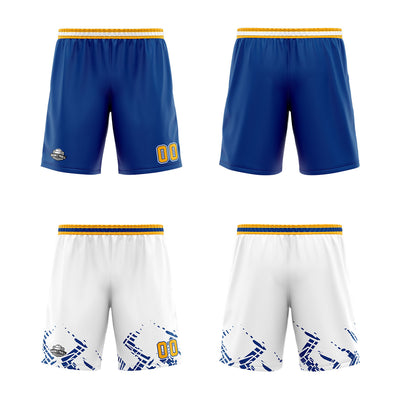 Custom Blue Orange Reversible Basketball Suit for Adults and Kids Personalized Jersey enthsush