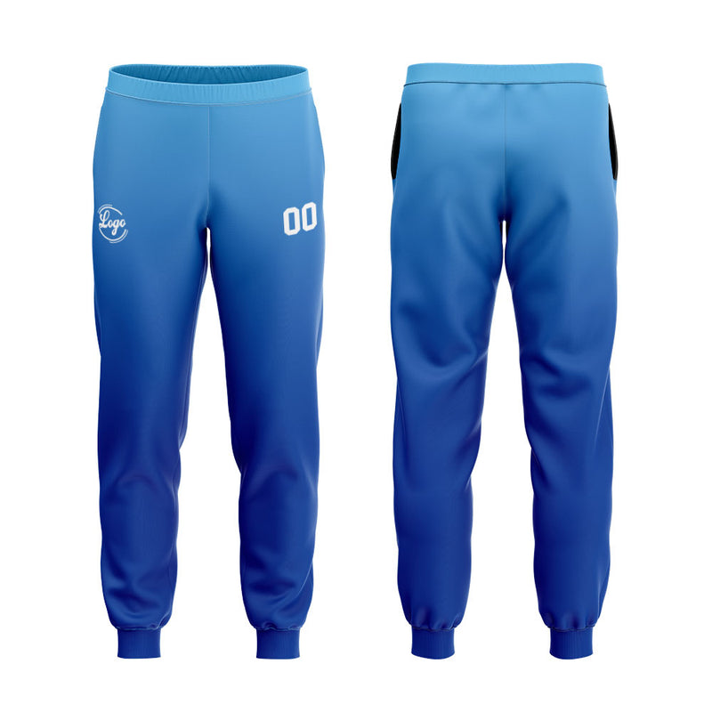 Custom Blue Sweatshirt Hoodie For Men Women Girl Boy Print Your Logo Name Number