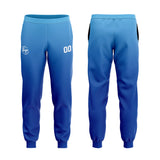 Custom Blue Sweatshirt Hoodie For Men Women Girl Boy Print Your Logo Name Number