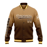 Custom Gradient Varsity Jacket Letterman jacket for Men, Women and Youth Brown