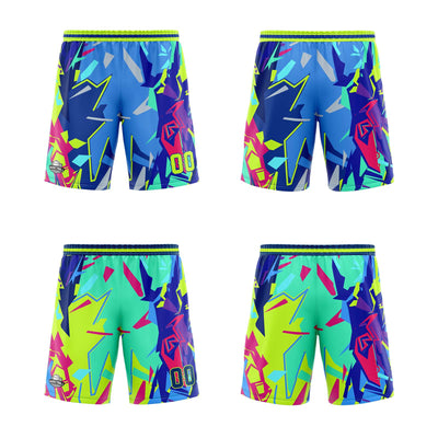Custom Neon Green Reversible Basketball Suit for Adults and Kids Personalized Jersey enthsush