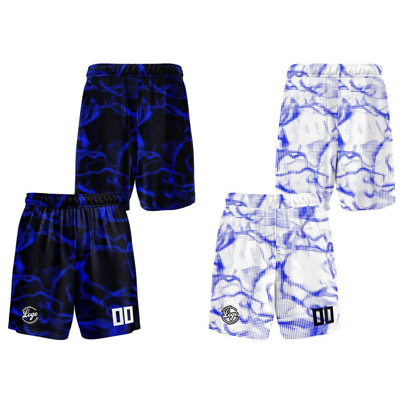 Custom Navy Royal Reversible Basketball Suit for Adults and Kids Personalized Jersey