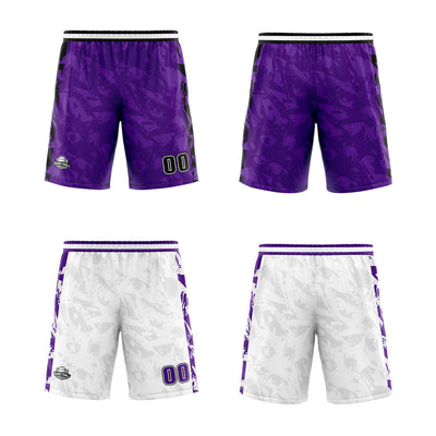 Custom Purple Reversible Basketball Suit for Adults and Kids Personalized Jersey enthsush