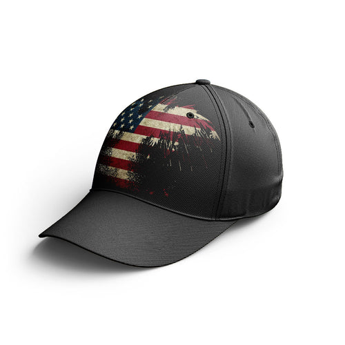 Adjustable Truck Driver Cap Baseball Caps Colorful Eagle Flag enthsush