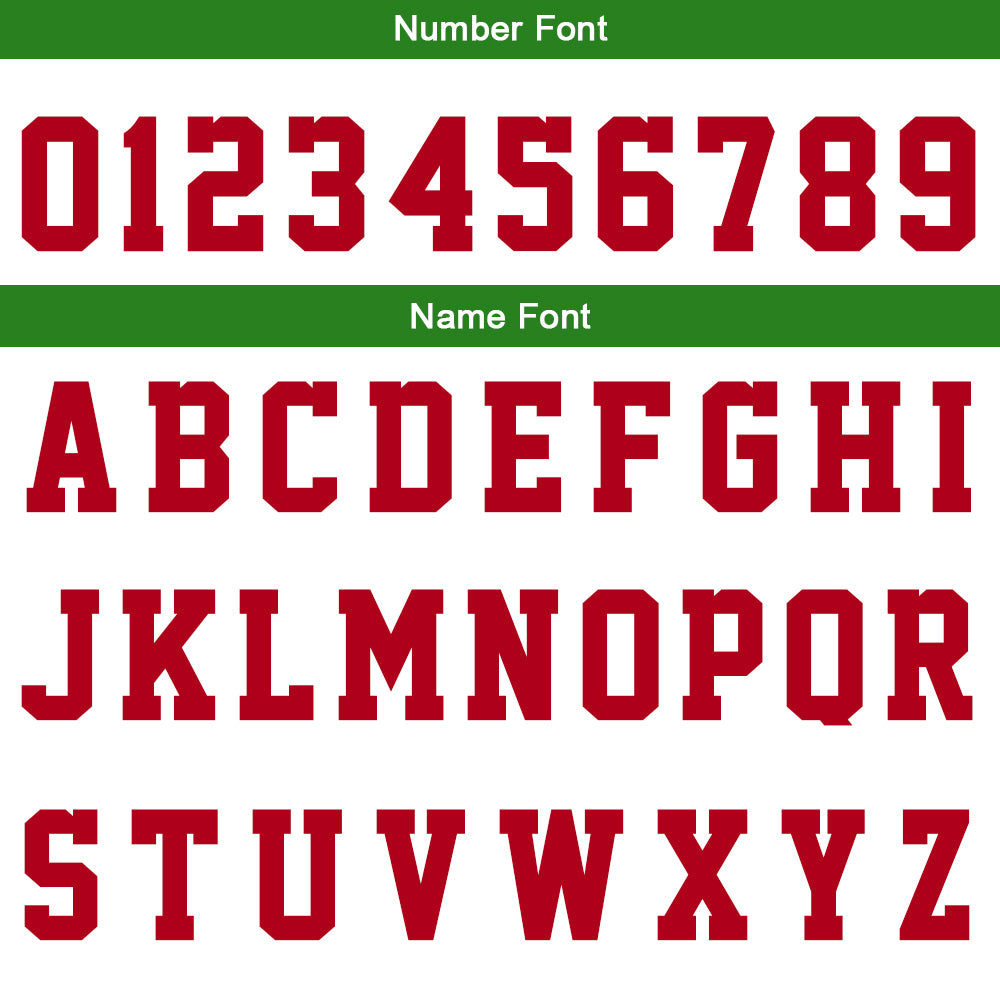 Custom Red Green Reversible Basketball Suit for Adults and Kids Personalized Jersey enthsush
