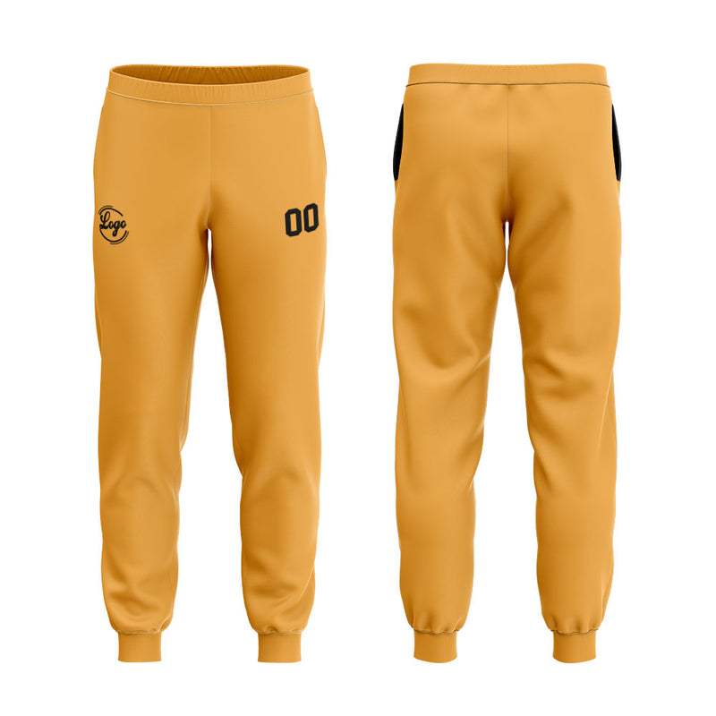 Custom White Yellow Sweatshirt Hoodie For Men Women Girl Boy Print Your Logo Name Number