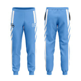 Custom Light Blue Sweatshirt Hoodie For Men Women Girl Boy Print Your Logo Name Number