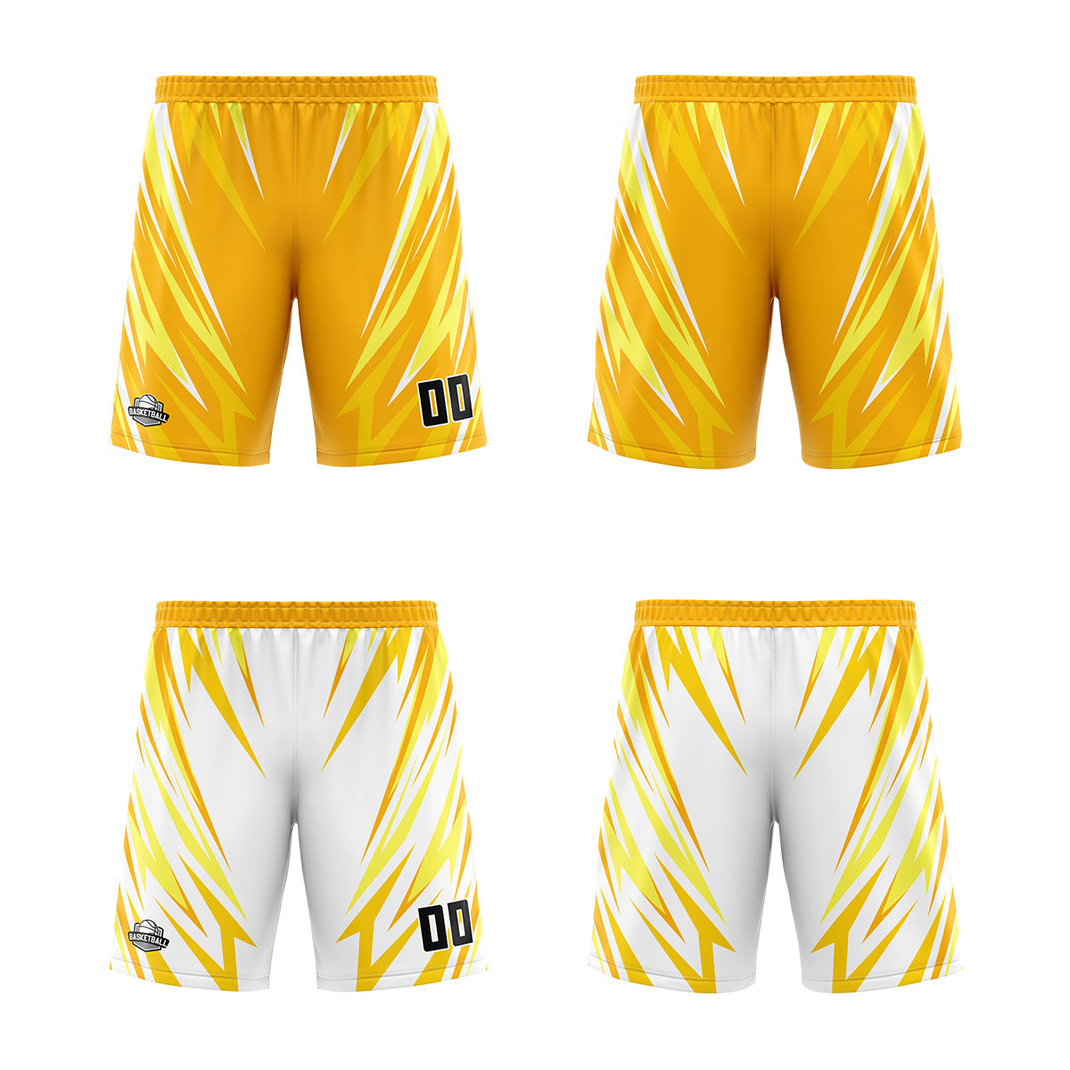 Custom Orange Reversible Basketball Suit for Adults and Kids Personalized Jersey enthsush