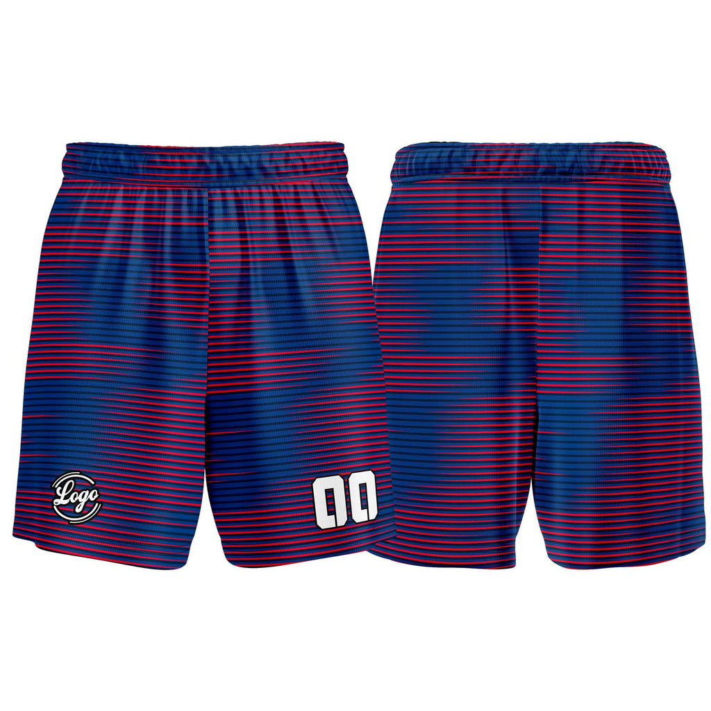 Custom Blue Red Basketball Jersey Uniform Suit Printed Your Logo Name Number enthsush