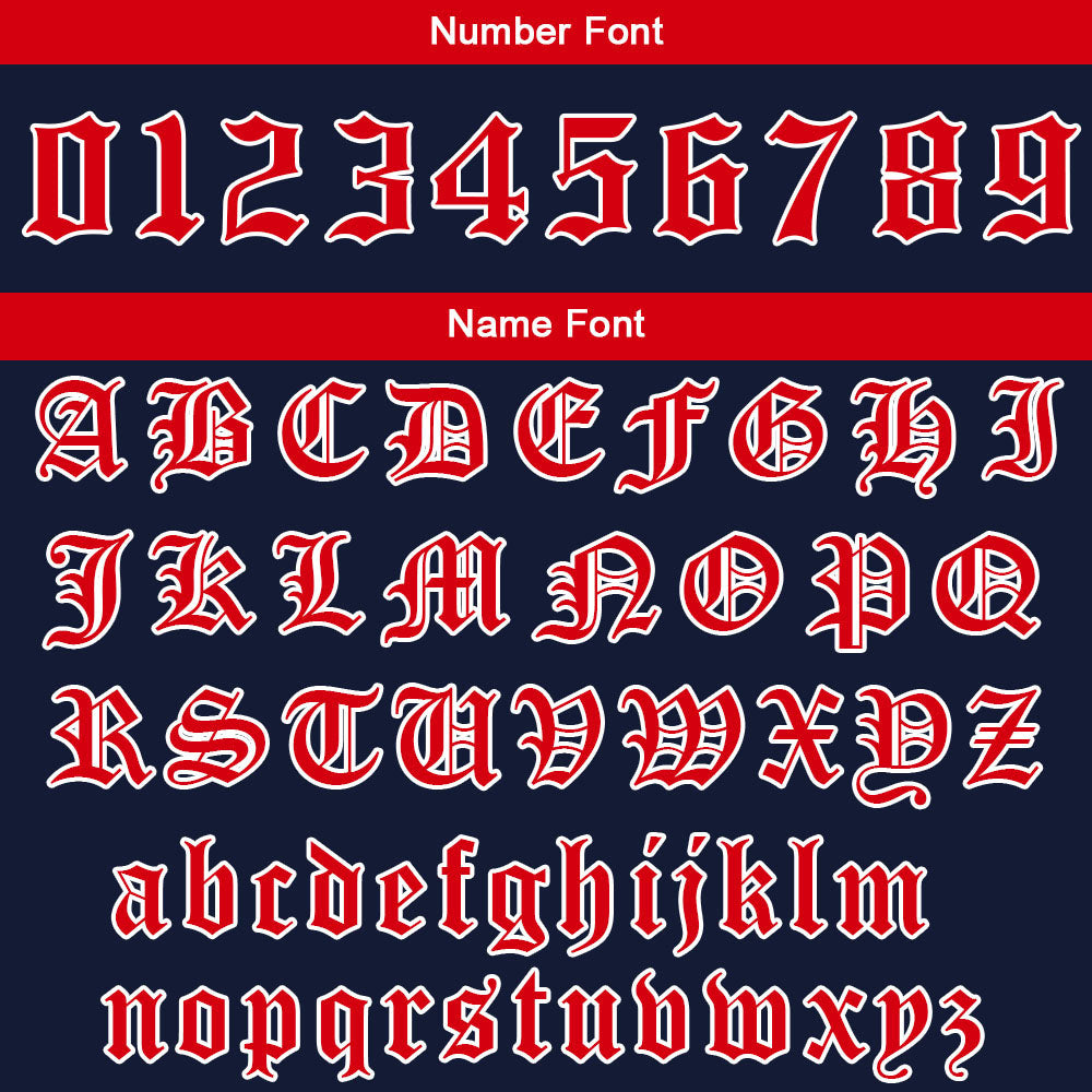 Custom Navy Red Sweatshirt Hoodie For Men Women Girl Boy Print Your Logo Name Number enthsush