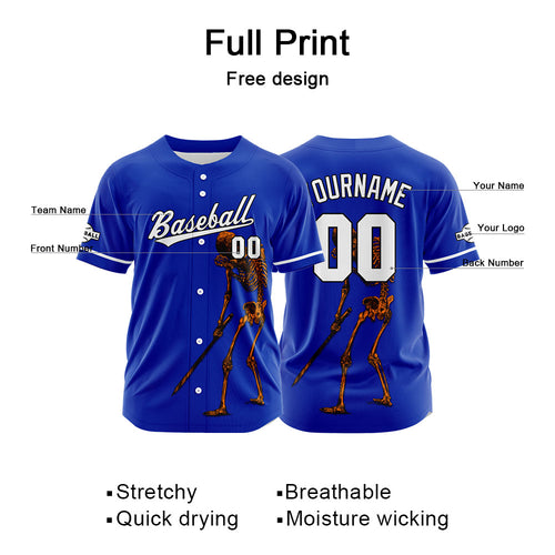 Custom Baseball Jersey Personalized Baseball Shirt for Men Women Kids Youth Teams Stitched and Print Blue enthsush