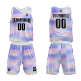Custom Basketball Jersey Uniform Suit Printed Your Logo Name Number Purple