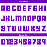 Custom Purple Basketball Jersey Uniform Suit Printed Your Logo Name Number