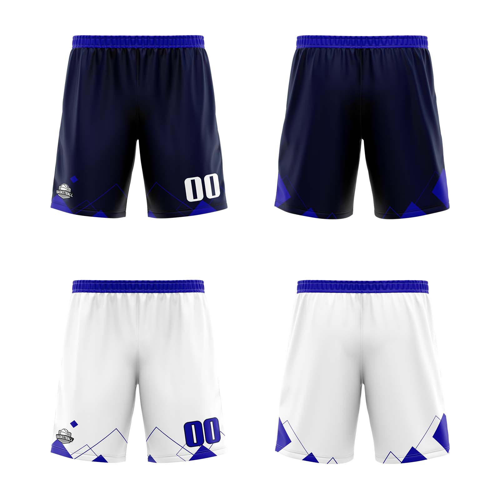 Custom Royal Reversible Basketball Suit for Adults and Kids Personalized Jersey enthsush