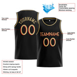 Custom Stitched Basketball Jersey for Men, Women And Kids Black-Gold-Red