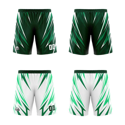 Custom Drak Green Reversible Basketball Suit for Adults and Kids Personalized Jersey enthsush