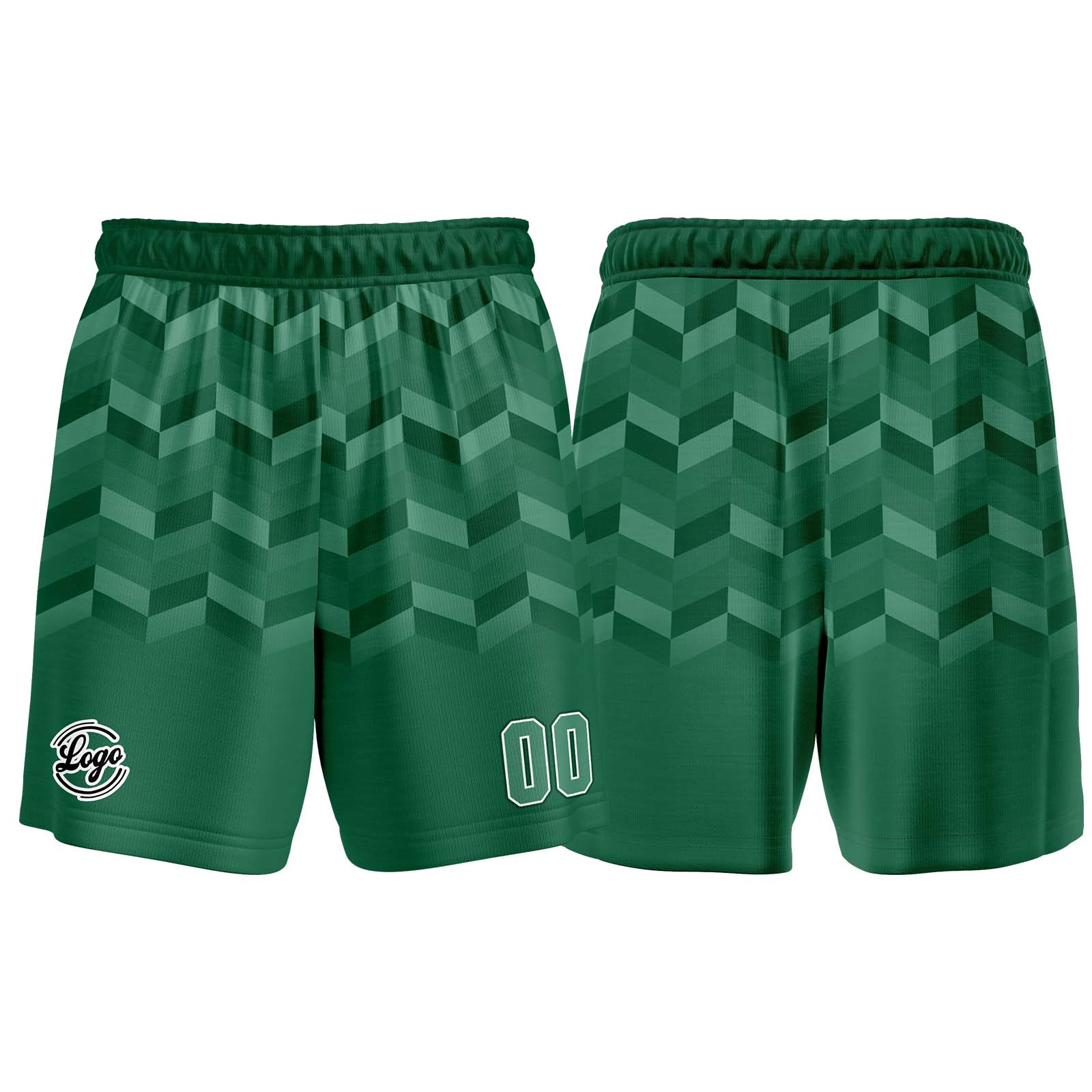 Custom Green Basketball Jersey Uniform Suit Printed Your Logo Name Number enthsush