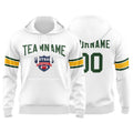 Custom Sweatshirt Hoodie For Man Woman Girl Boy Print Your Logo Name Number White enthsush