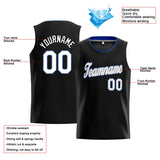 Custom Stitched Basketball Jersey for Men, Women And Kids Black-White-Gray-Royal