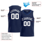 Custom Stitched Basketball Jersey for Men, Women And Kids Navy-White-Royal