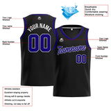 Custom Stitched Basketball Jersey for Men, Women  And Kids Black-Royal