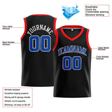 Custom Stitched Basketball Jersey for Men, Women And Kids Black-Royal-Red-White