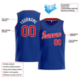 Custom Stitched Basketball Jersey for Men, Women And Kids Royal-Red-White