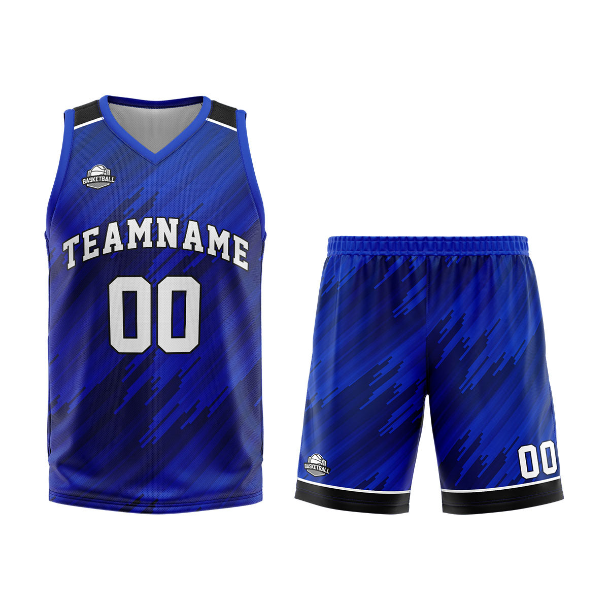Custom Royal Basketball Jersey Uniform Suit Printed Your Logo Name Number enthsush