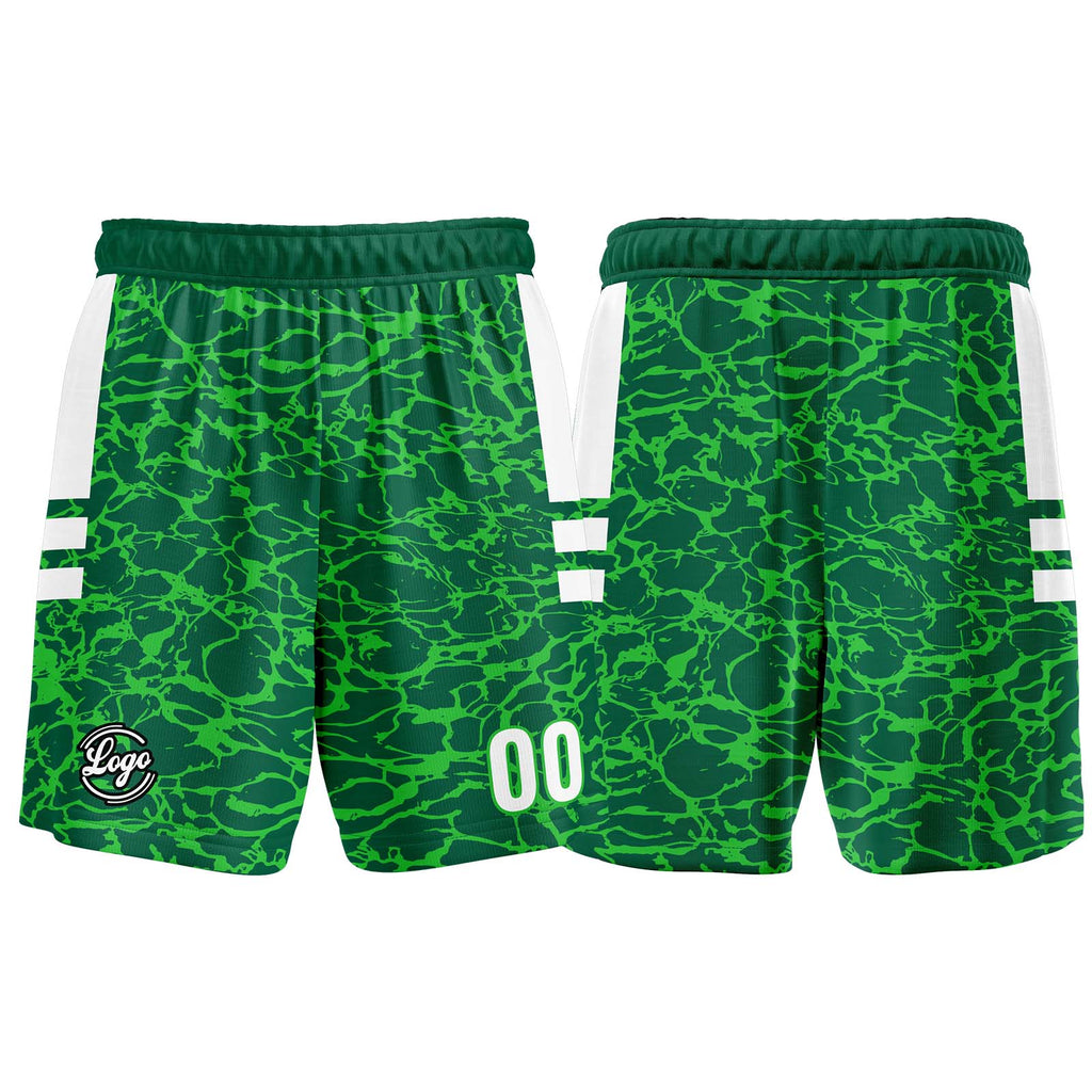 Custom Green Basketball Jersey Uniform Suit Printed Your Logo Name Number enthsush