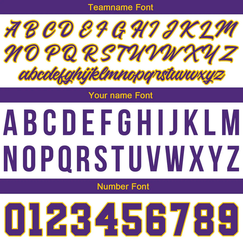 Custom Stitched Basketball Jersey for Men, Women  And Kids White-Yellow-Purple enthsush
