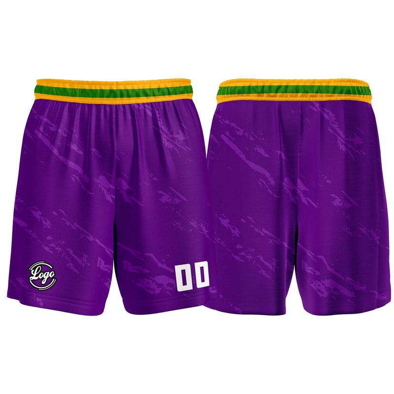 Custom Purple Green Basketball Jersey Uniform Suit Printed Your Logo Name Number