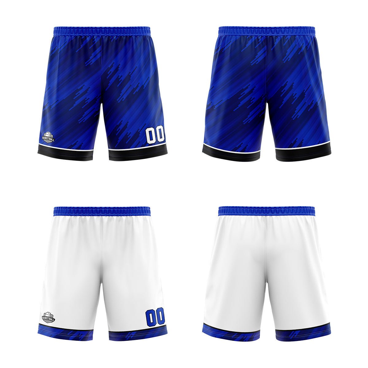 Custom Royal Reversible Basketball Suit for Adults and Kids Personalized Jersey enthsush