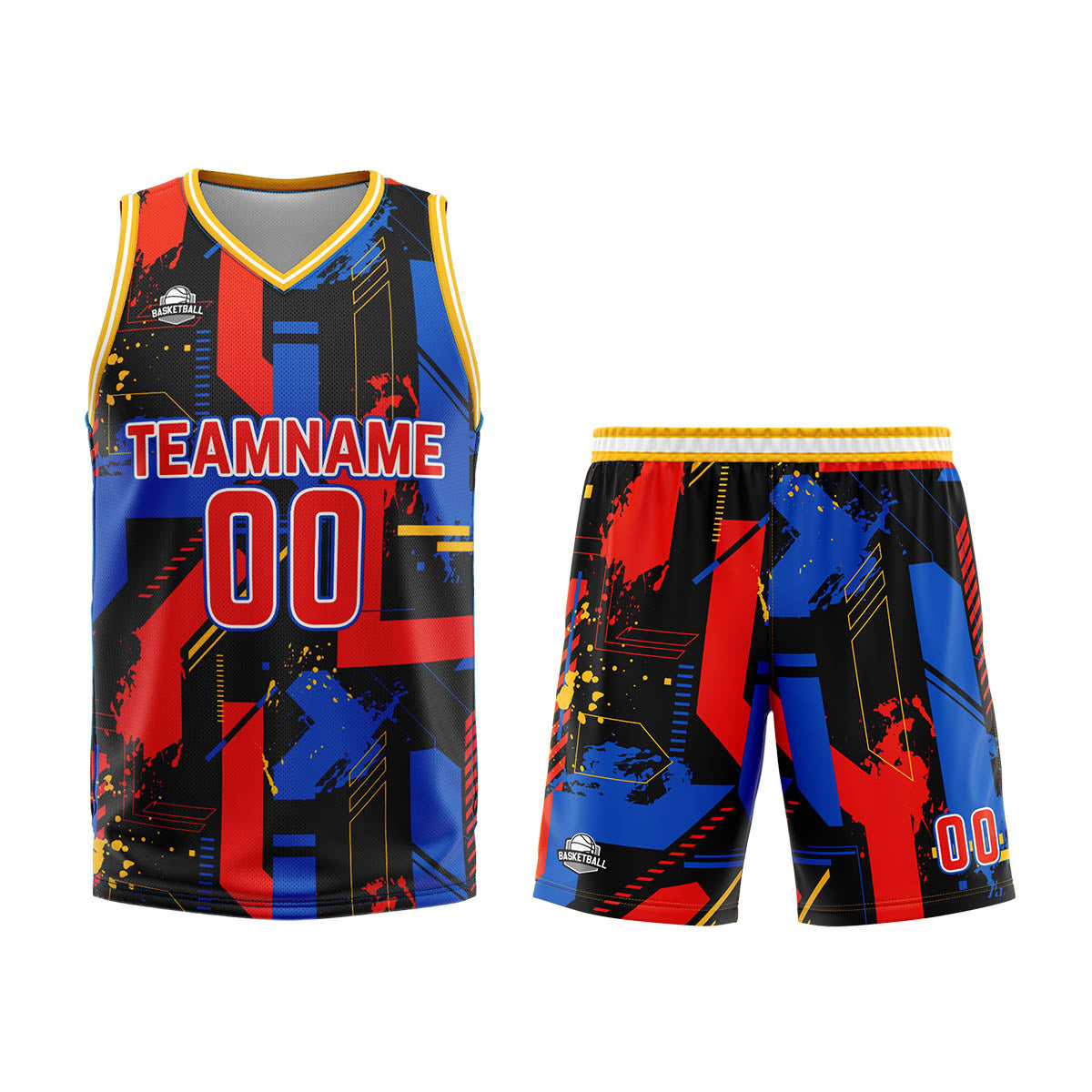 Custom Red Royal Basketball Jersey Uniform Suit Printed Your Logo Name Number enthsush