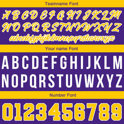 Custom Stitched Basketball Jersey for Men, Women  And Kids Purple-Yellow enthsush