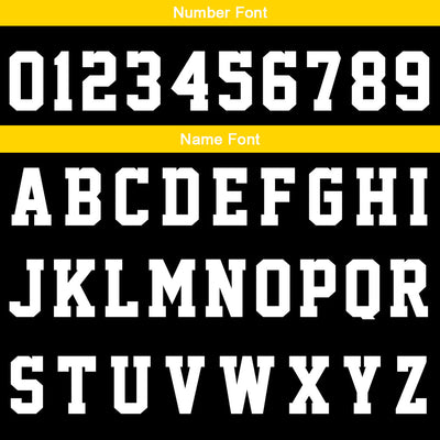 Custom Black Yellow Reversible Basketball Suit for Adults and Kids Personalized Jersey enthsush