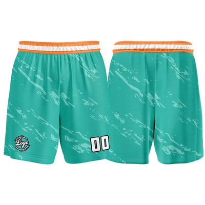 Custom Teal Orange Basketball Jersey Uniform Suit Printed Your Logo Name Number enthsush